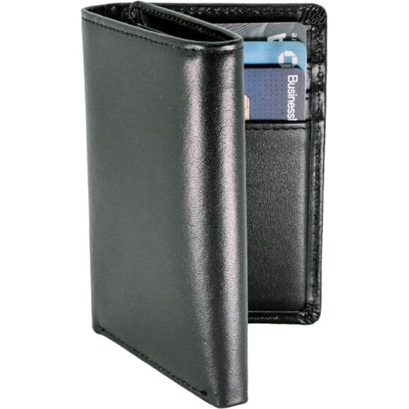 STAY FINE Top Grain Leather Trifold Wallet for MenUltra Strong Stitching